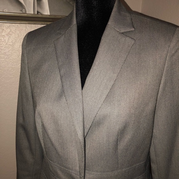 Jones New York Grey stretch BLAZER - Picture 7 of 8
